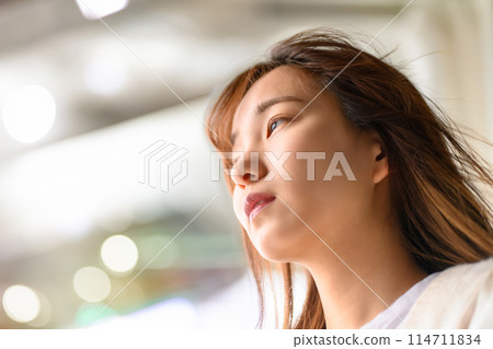 Soft focus photo of a woman Soft focus photo of a woman 114711834
