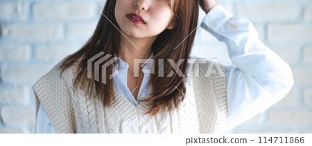 一個整潔的女人的肖像 114711866