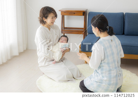 嬰兒與公共衛生護士之間的家訪 114712025