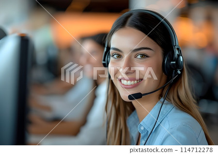 客戶支援女士 1 AI 生成圖像 客戶支援女士 1 AI 生成圖像 114712278