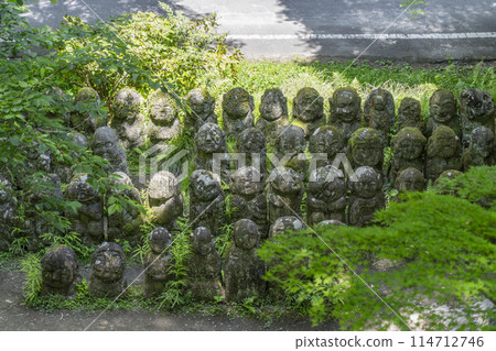 新綠京都、愛宕念佛寺、表情各異的羅漢像 新綠京都、愛宕念佛寺、表情各異的羅漢像 114712746