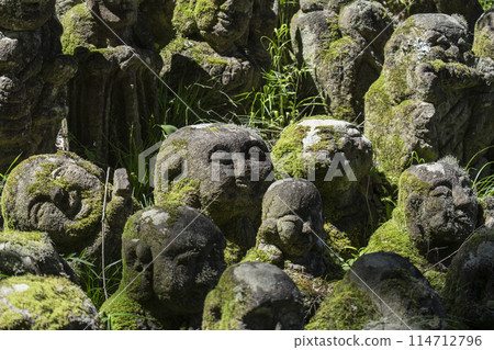 新綠京都、愛宕念佛寺、表情各異的羅漢像 114712796