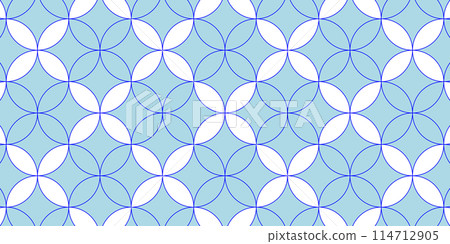 Indigo Cloisonne Pattern - Sea and Sky 114712905