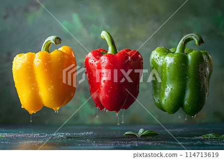 新鮮辣椒工作室照片 7 AI 生成圖像 新鮮辣椒工作室照片 7 AI 生成圖像 114713619