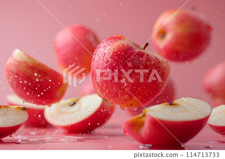 Fresh Apples Studio Photo 9 AI-Generated Image 114713733