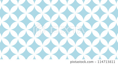 Shippo pattern - light blue 114713811