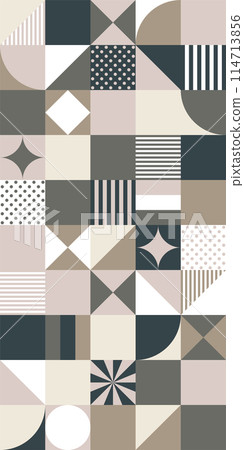 Background material_geometric pattern 114713856