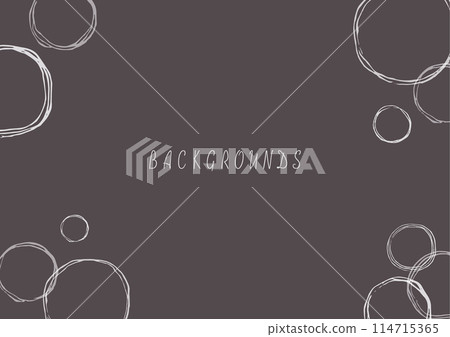 A circular Japanese style abstract background drawn with a brush A circular Japanese style abstract background drawn with a brush 114715365