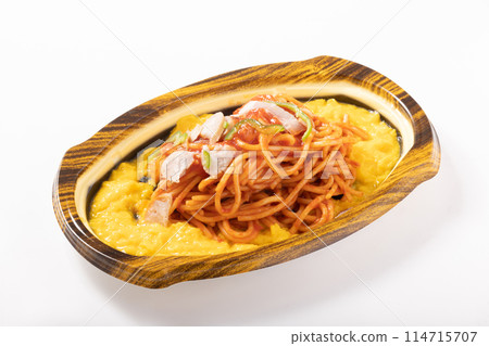 Teppanyaki-style Neapolitan bento 114715707