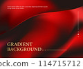 Red and black gradation background, delicate and soft fabric texture design 114715712