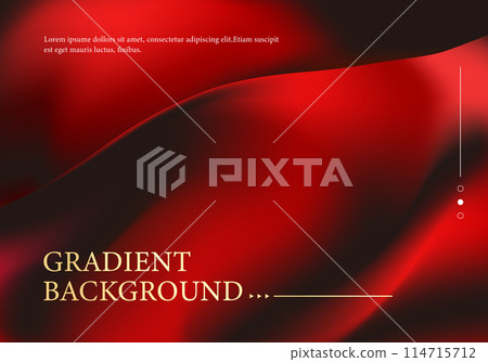 Red and black gradation background, delicate and soft fabric texture design 114715712