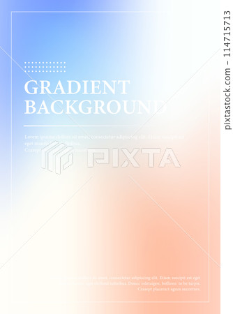 A fusion of blue and orange colors: a kind of ethereal and gradually changing background, suitable for a quiet design 114715713