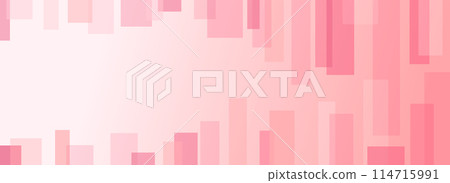 Vector image of gradient color background with random pink geometric patterns 114715991