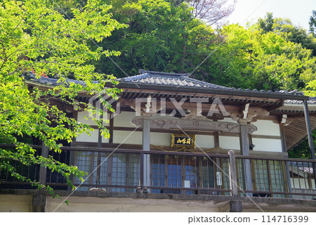 Sangakuji Temple "Sangakuji Temple" Fresh greenery at Yunoyama Onsen 114716399