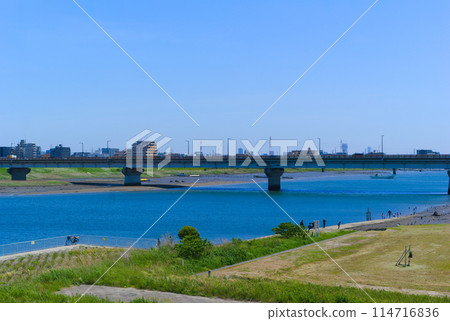 Clam-digging spot in Edogawa, Ichikawa City, Chiba Prefecture, May 2024 114716836