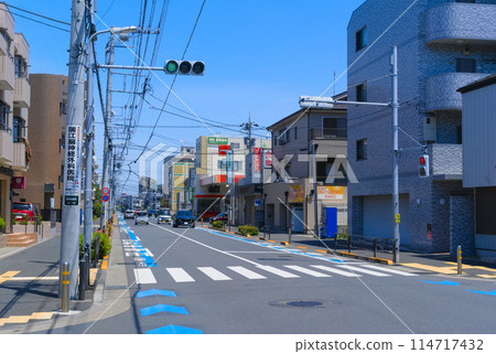 Around Mizue Station, Edogawa Ward, Tokyo May 2024 114717432