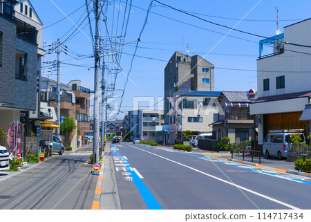 Around Mizue Station, Edogawa Ward, Tokyo May 2024 114717434