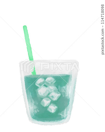 冷飲手繪插畫 冷飲手繪插畫 114718098