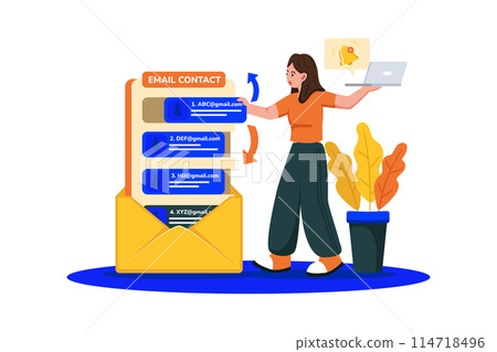 Users create and manage contact lists. Users create and manage contact lists. 114718496
