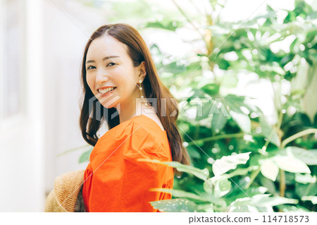 Resort young lady Resort young lady 114718573