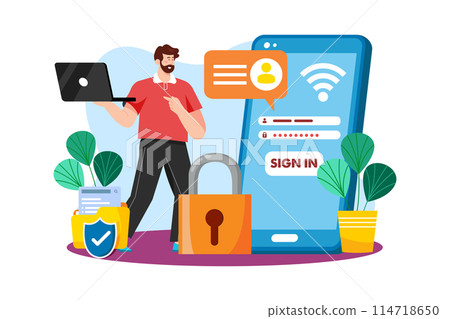 Users can access their emails from multiple devices with email service. 114718650