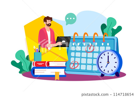 Email service supports the synchronization of calendars and schedules. Email service supports the synchronization of calendars and schedules. 114718654