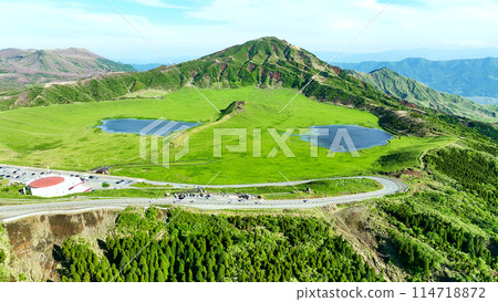 廣闊的草原景觀鳥瞰圖 廣闊的草原景觀鳥瞰圖 114718872