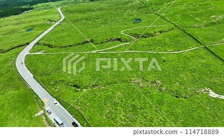 高原風景空拍 114718889