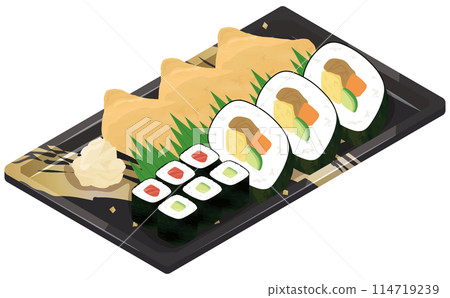 Sukeroku sushi in a package 114719239