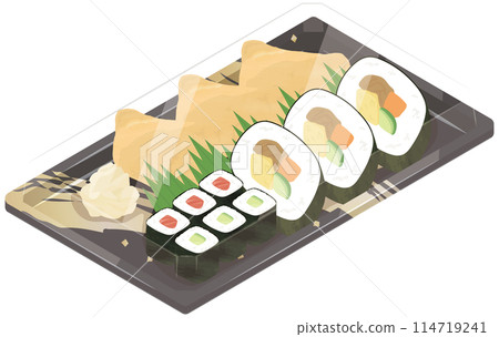 Sukeroku sushi in a package 114719241