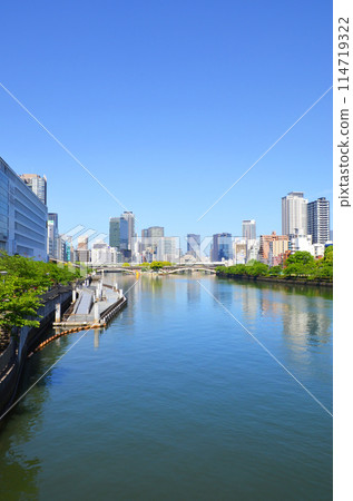 從大阪天滿橋到中之島方向的風景 114719322