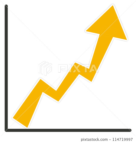 Rising graph 114719997