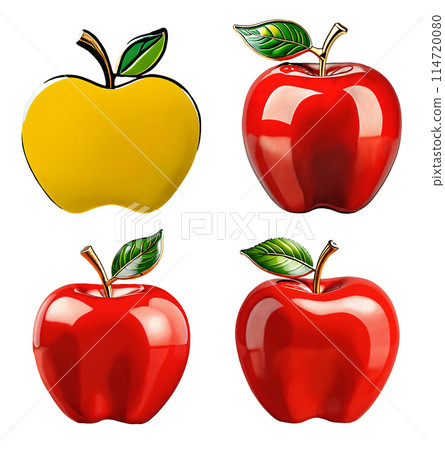 Apple enamel pin set 114720080