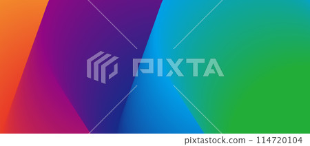 綠色、藍色、紫色、紅色和橙色漸層抽象背景。複製空間。 114720104