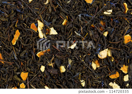 The Earl Grey tea texture. Can be used as background. The Earl Grey tea texture. Can be used as background. 114720335
