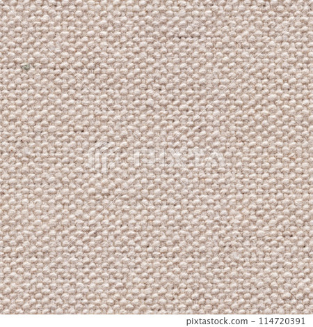 Cotton canvas texture in light beige. Seamless pattern background. Cotton canvas texture in light beige. Seamless pattern background. 114720391