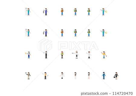 Women in various professions 114720470