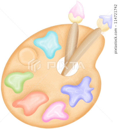 Watercolor tray 114721742