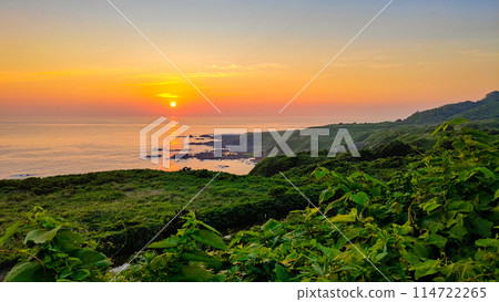 Sunset on the Oga Peninsula 114722265