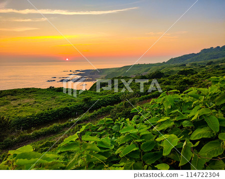 Sunset on the Oga Peninsula 114722304