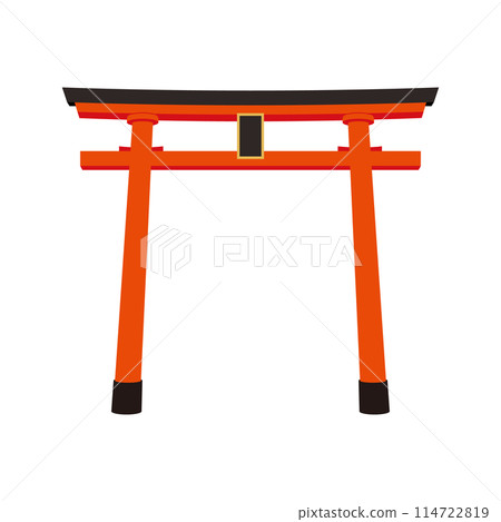 神社鳥居的插圖 114722819