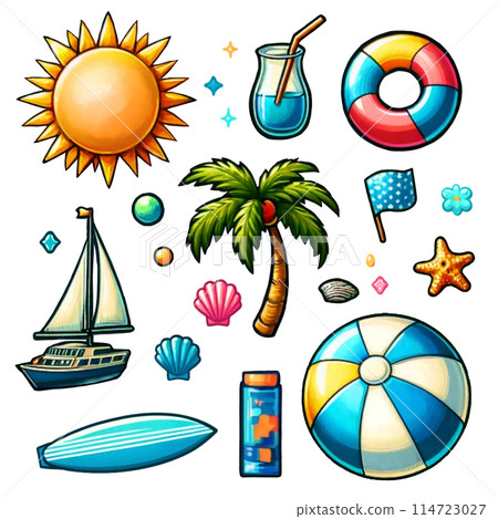 夏日大海材料2 夏日大海材料2 114723027