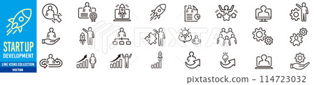 Startup Icon Set 114723032