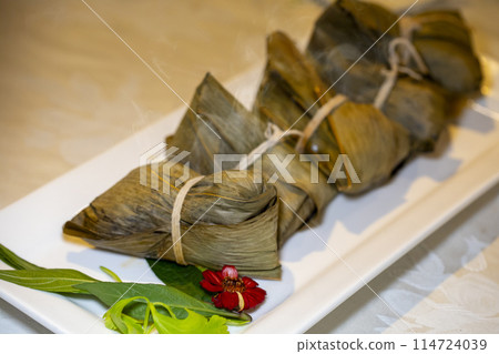 rice dumplings, meat dumplings, Taiwan, Dragon Boat Festival, Taiwan, Dragon Boat Festival 114724039