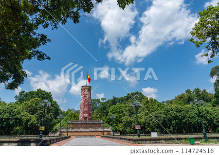 Hanoi, Vietnam: The towers of Son Tay Ancient Citadel, the country's finest military architecture 114724516