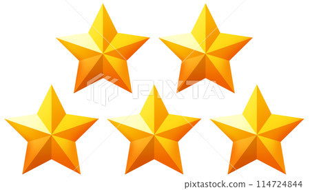 Five-star rating material Five-star rating material 114724844