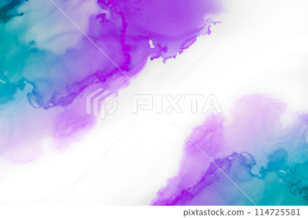 水彩風格背景素材酒精墨水 114725581