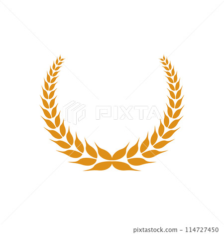 Agriculture wheat Logo 114727450