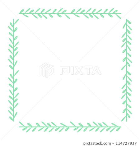 時尚草框 114727937