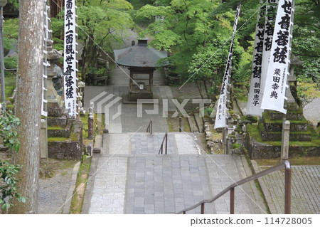 Early summer at Mount Yagikumi Kegonji Temple, 50 (Yagikumi, Ibigawa-cho, Ibi-gun, Gifu Prefecture: 33rd Kannon Pilgrimage in the Western Provinces) 114728005